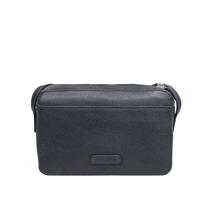 Melo 05 Blue Leather Crossbody