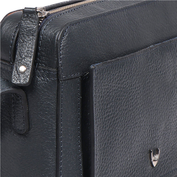 Melo 05 Blue Leather Crossbody
