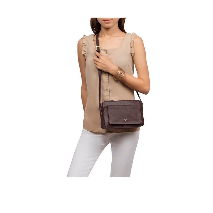 Melo 05 Brown Leather Crossbody