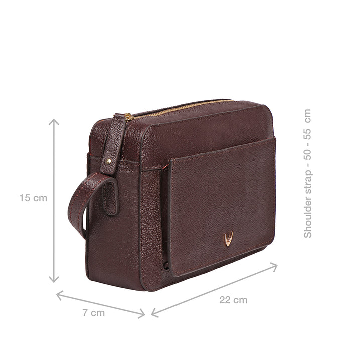 Melo 05 Brown Leather Crossbody