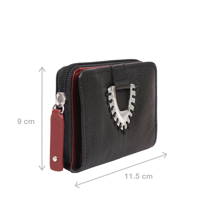 Mendoza W3 Black Leather Pocket Wallet