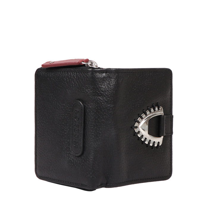 Mendoza W3 Black Leather Pocket Wallet