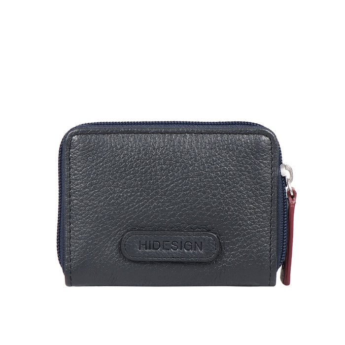 Mendoza W3 Blue Leather Pocket Wallet
