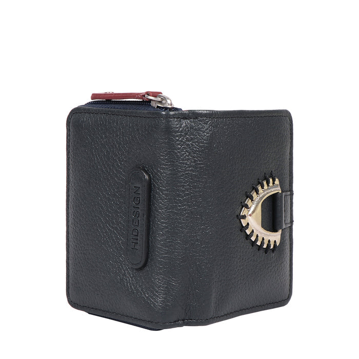 Mendoza W3 Blue Leather Pocket Wallet