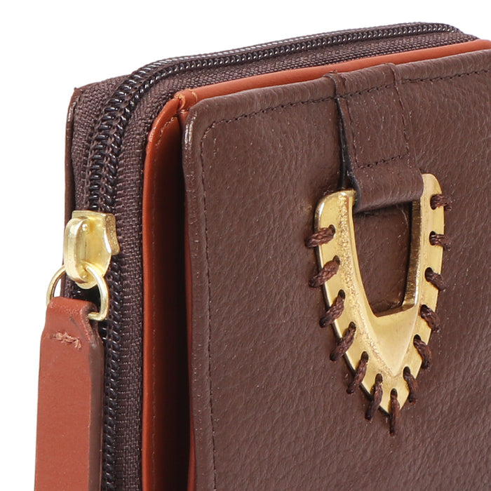 Mendoza W3 Brown Leather Pocket Wallet