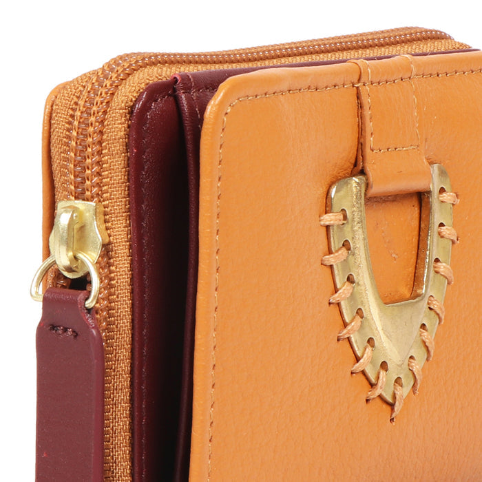 Mendoza W3 Yellow Leather Pocket Wallet
