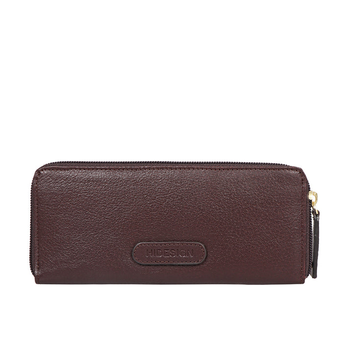 Mendoza W4 Brown Leather Zip Around Wallet
