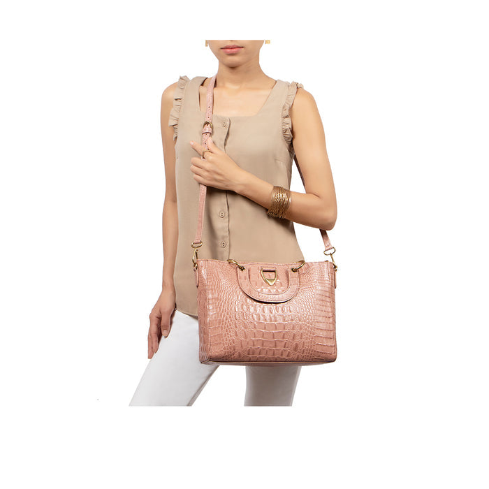 Meredith 01 Pink Leather Crossbody
