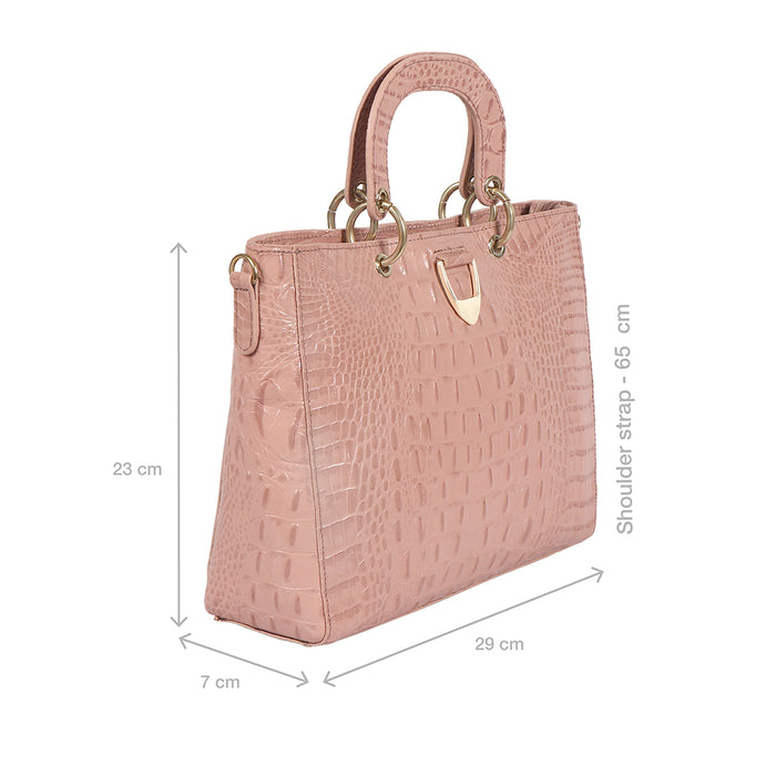 Meredith 01 Pink Leather Crossbody