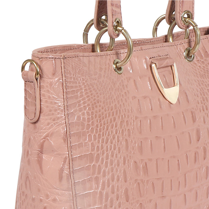 Meredith 01 Pink Leather Crossbody