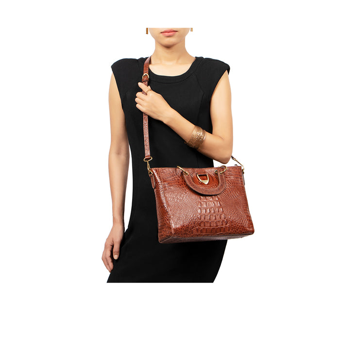 Meredith 01 Tan Leather Crossbody