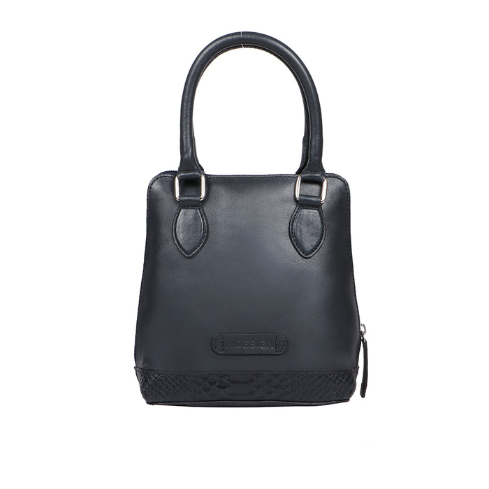 Meredith 02 Blue Leather Crossbody