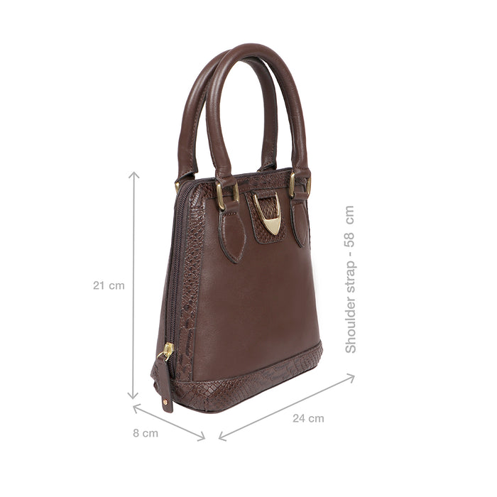 Meredith 02 Brown Leather Crossbody
