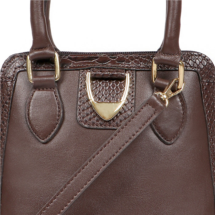 Meredith 02 Brown Leather Crossbody