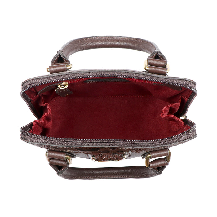 Meredith 02 Brown Leather Crossbody
