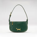 Merida 02 Green Leather Shoulder Bag
