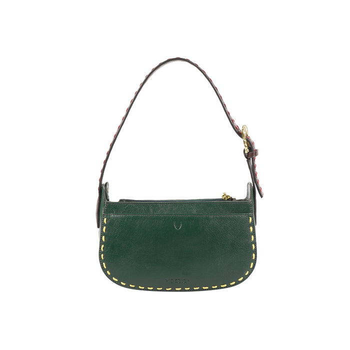 Merida 02 Green Leather Shoulder Bag