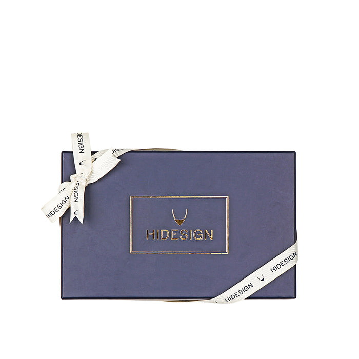 Merry Orange Leather Wrist Pouch