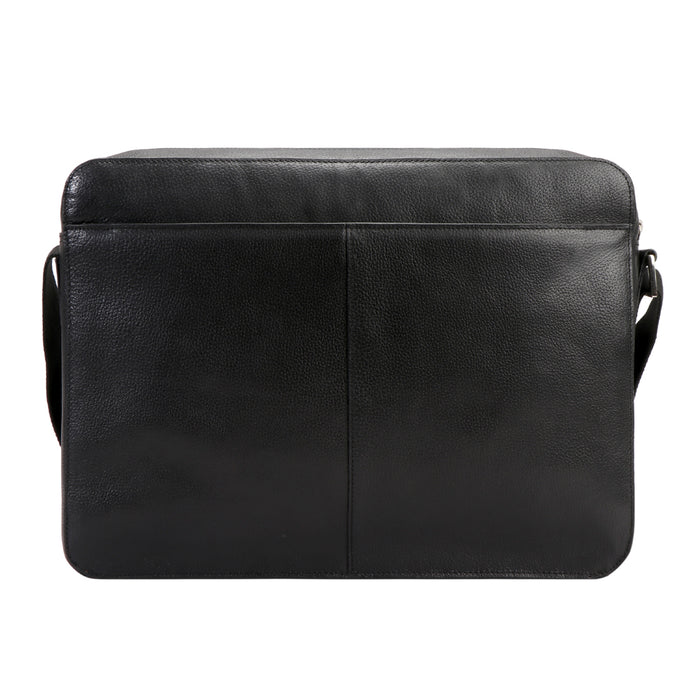 Messi 01 Sb Black Leather  Crossbody
