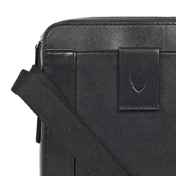 Messi 02 Sb Black Leather  Crossbody