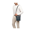 Messi 02 Sb Blue Leather  Crossbody