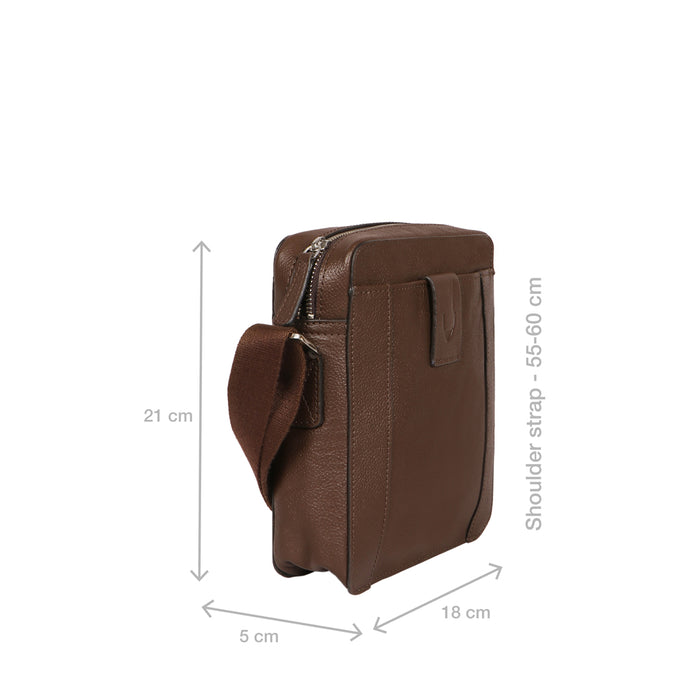 Messi 02 Sb Brown Leather  Crossbody