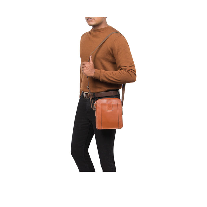 Messi 02 Sb Tan Leather  Crossbody