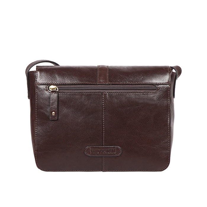 Meudoza 02 Brown Leather Crossbody