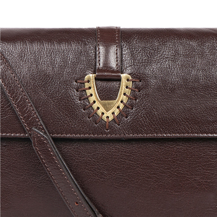 Meudoza 02 Brown Leather Crossbody
