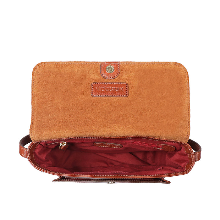 Meudoza 02 Tan Leather Crossbody