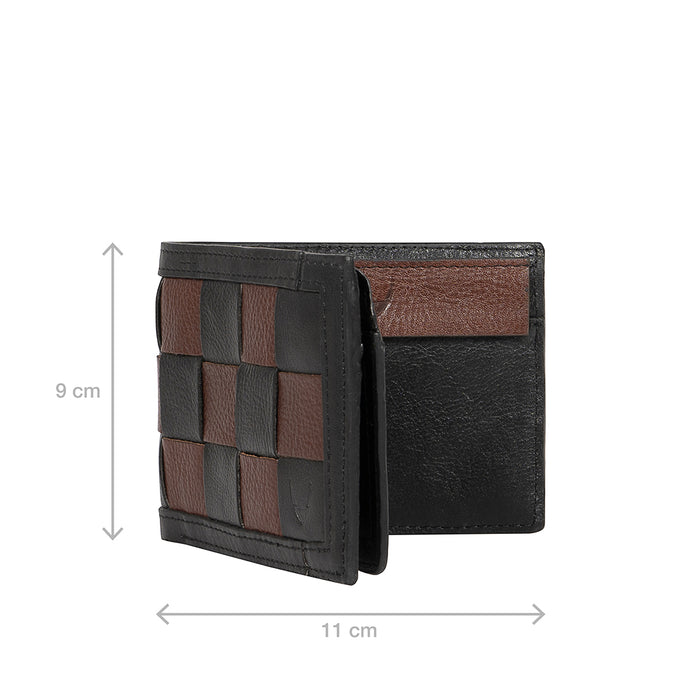 Mezcal W2 Black Leather Bi-Fold Wallet