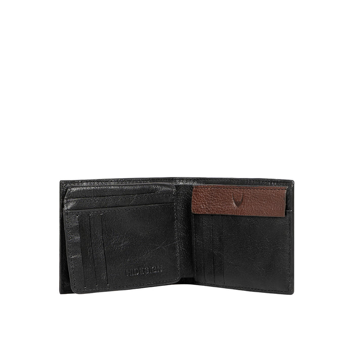 Mezcal W2 Black Leather Bi-Fold Wallet