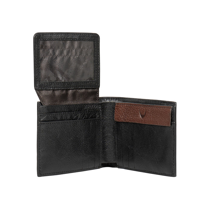 Mezcal W2 Black Leather Bi-Fold Wallet