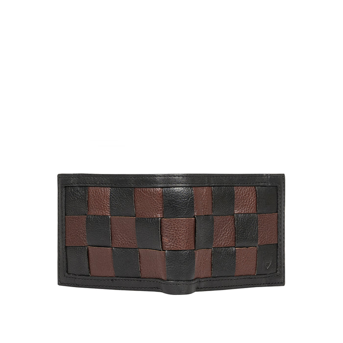 Mezcal W2 Black Leather Bi-Fold Wallet