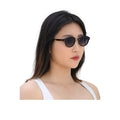 Miami Women's Black Round Sunglasses