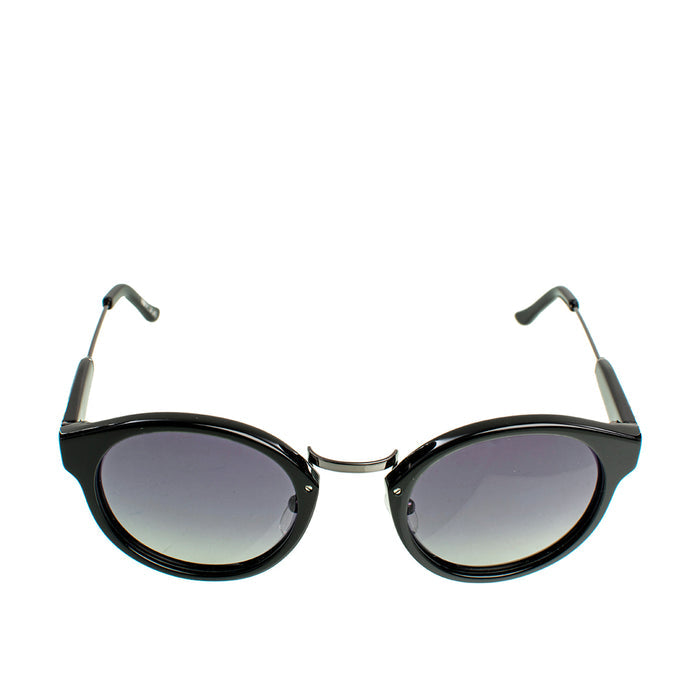 Miami Women's Black Round Sunglasses