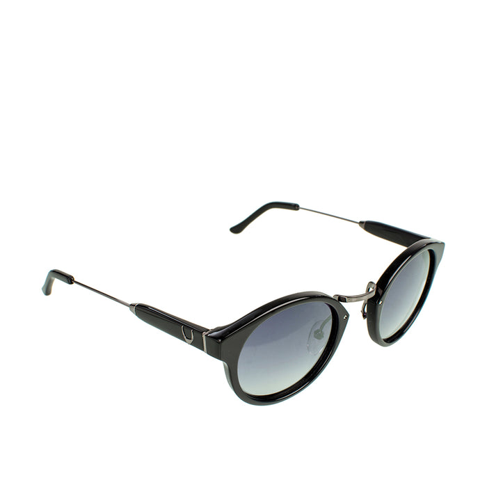 Miami Women's Black Round Sunglasses