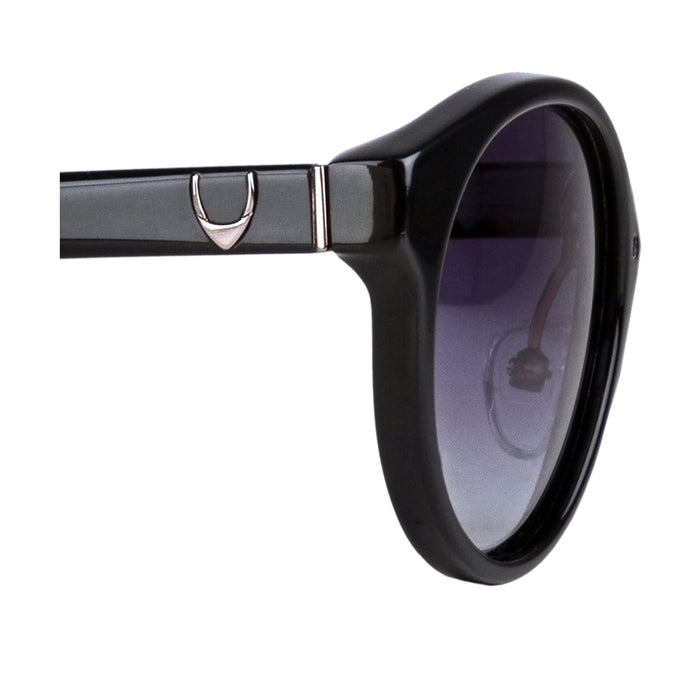 Miami Women's Black Round Sunglasses