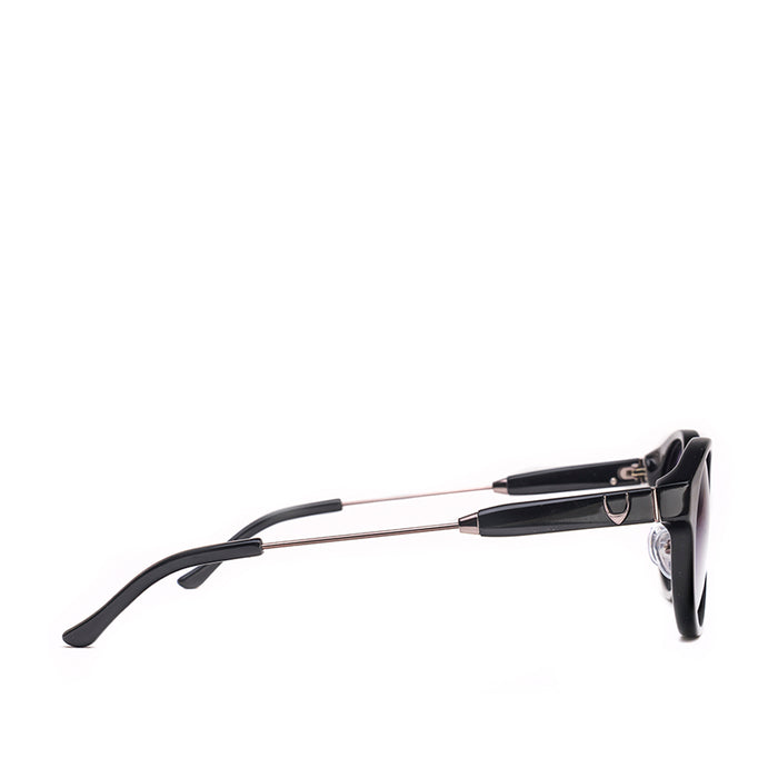 Miami Women's Black Round Sunglasses