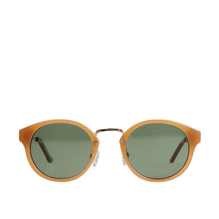 Miami Women's Brown Round Sunglasses