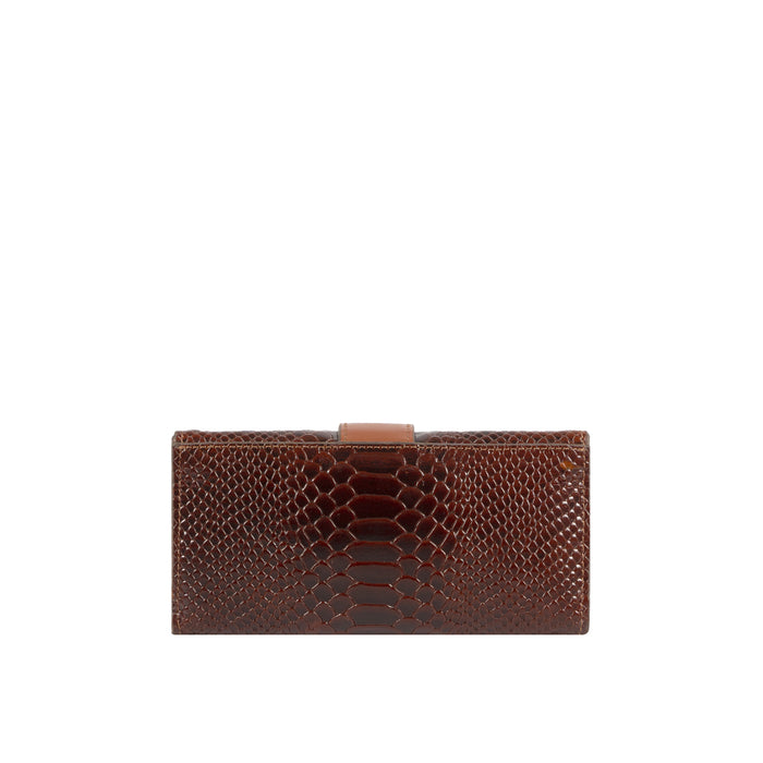 Mila 04 Brown Leather Sling Wallet