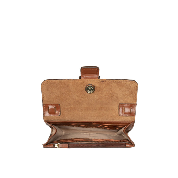 Mila 04 Brown Leather Sling Wallet
