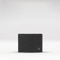 Milos W2 Black Leather Bi-Fold Wallet