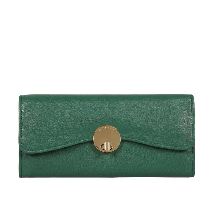Milos W3 Green Leather Bi-Fold Wallet