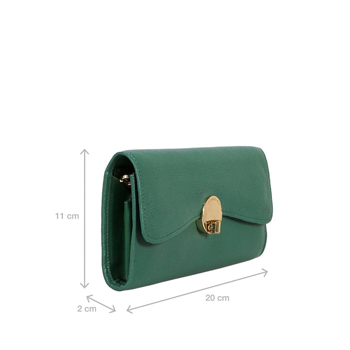 Milos W3 Green Leather Bi-Fold Wallet