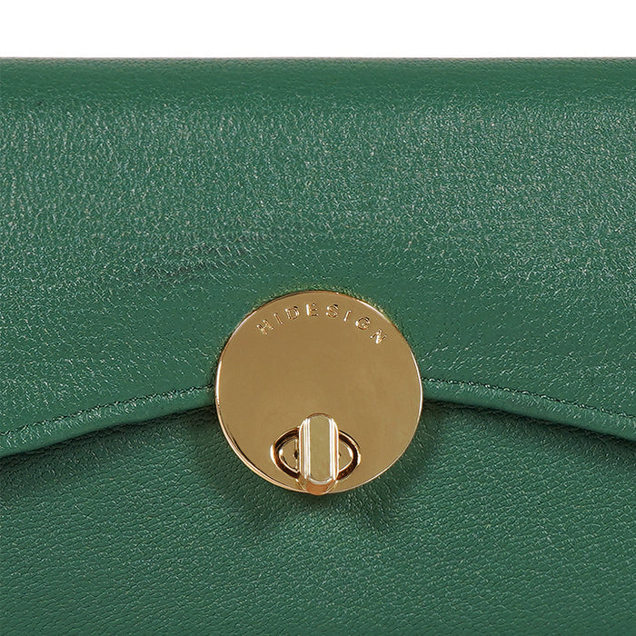 Milos W3 Green Leather Bi-Fold Wallet