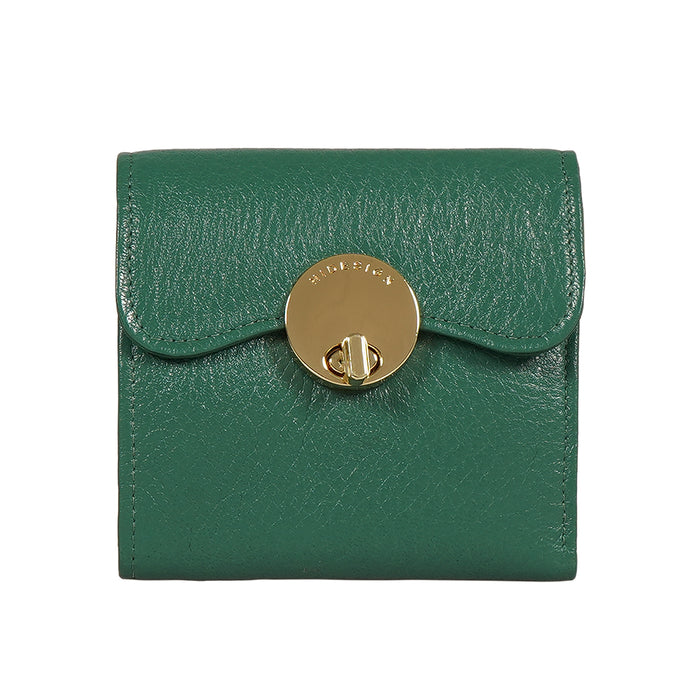 Milos W4 Green Leather Bi-Fold Wallet
