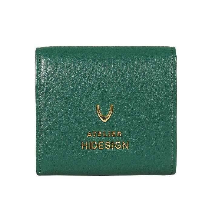 Milos W4 Green Leather Bi-Fold Wallet