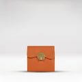 Milos W4 Orange Leather Bi-Fold Wallet
