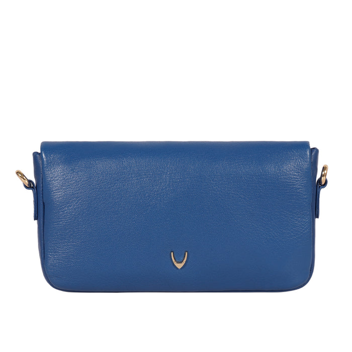 Milos W5 Blue Leather Sling Wallet